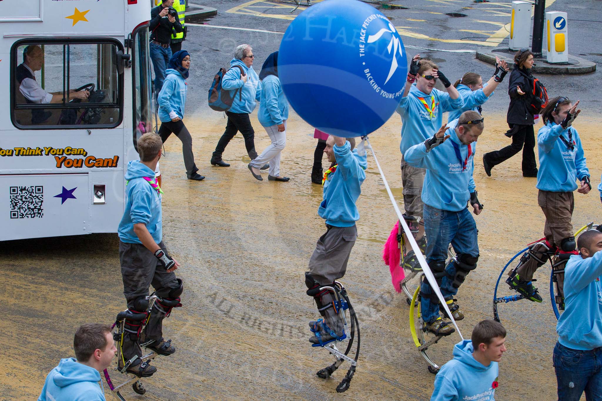 Lord Mayor's Show 2012: Entry 68 - Jack Petchey Foundation..
Press stand opposite Mansion House, City of London,
London,
Greater London,
United Kingdom,
on 10 November 2012 at 11:30, image #861