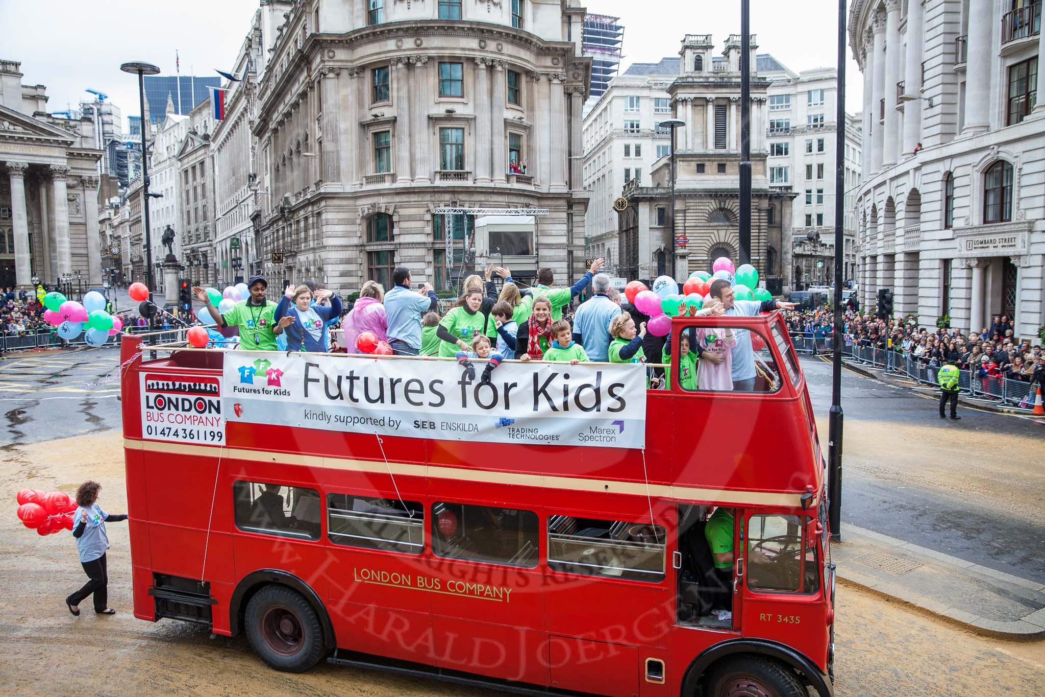 Lord Mayor's Show 2012: Entry 70 - Futures for Kids (ffk)..
Press stand opposite Mansion House, City of London,
London,
Greater London,
United Kingdom,
on 10 November 2012 at 11:30, image #883