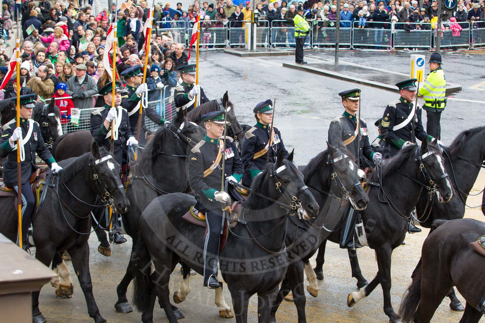 Lord Mayor's Show 2012: Entry 73 - 71 (City of London) Yeomanry Signal Regiment..
Press stand opposite Mansion House, City of London,
London,
Greater London,
United Kingdom,
on 10 November 2012 at 11:31, image #911