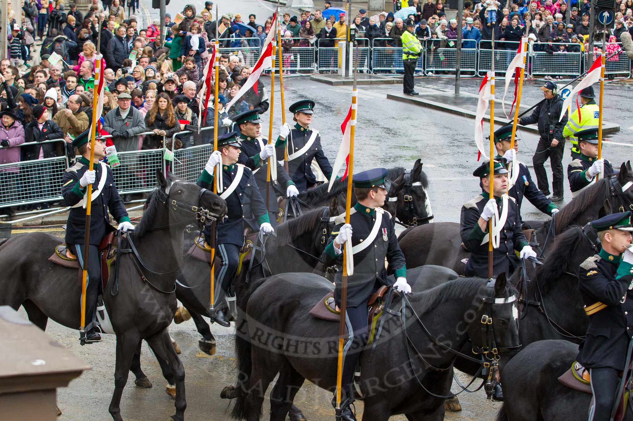 Lord Mayor's Show 2012: Entry 73 - 71 (City of London) Yeomanry Signal Regiment..
Press stand opposite Mansion House, City of London,
London,
Greater London,
United Kingdom,
on 10 November 2012 at 11:31, image #913