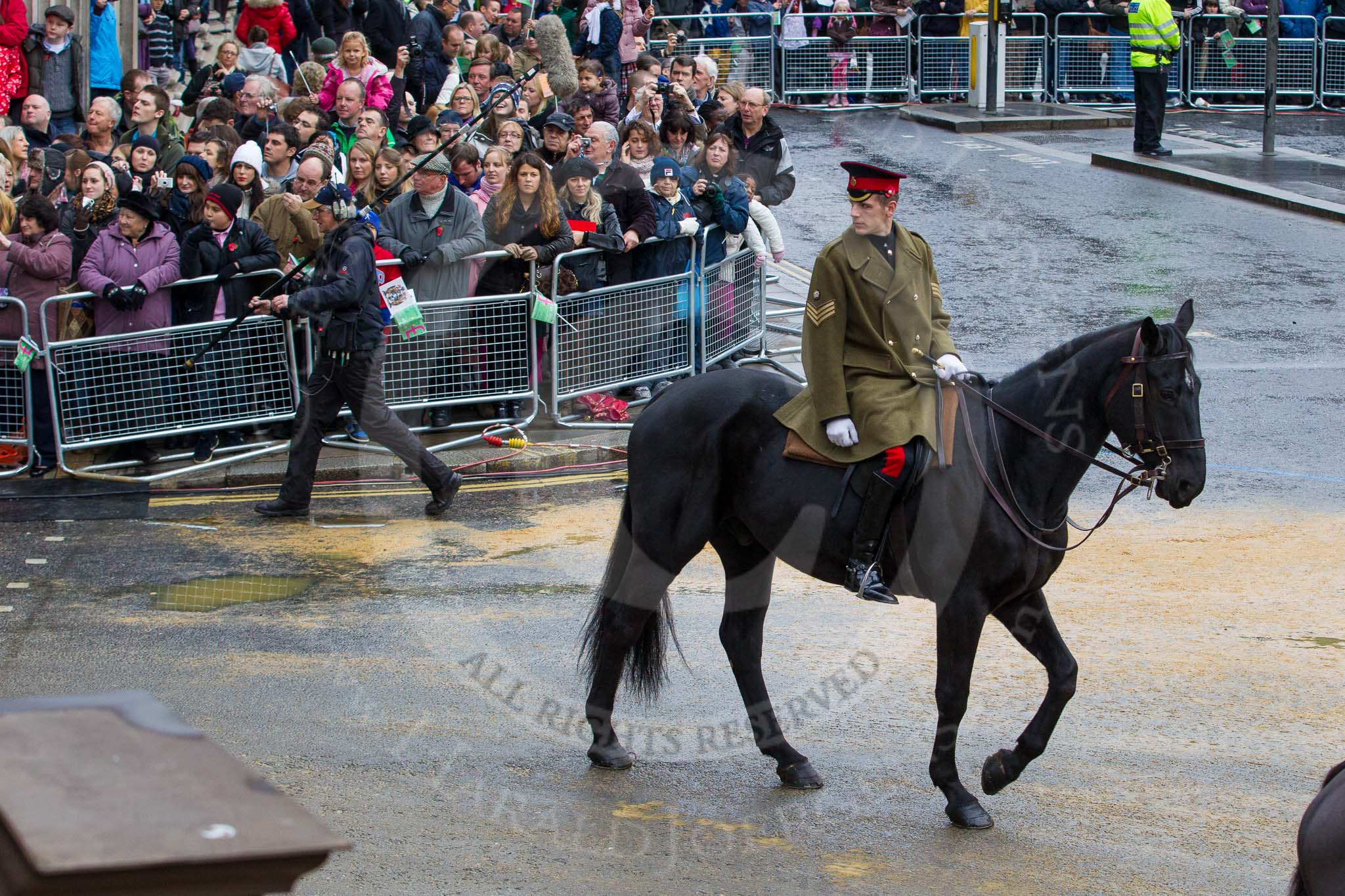 Lord Mayor's Show 2012: Entry 73 - 71 (City of London) Yeomanry Signal Regiment..
Press stand opposite Mansion House, City of London,
London,
Greater London,
United Kingdom,
on 10 November 2012 at 11:31, image #915