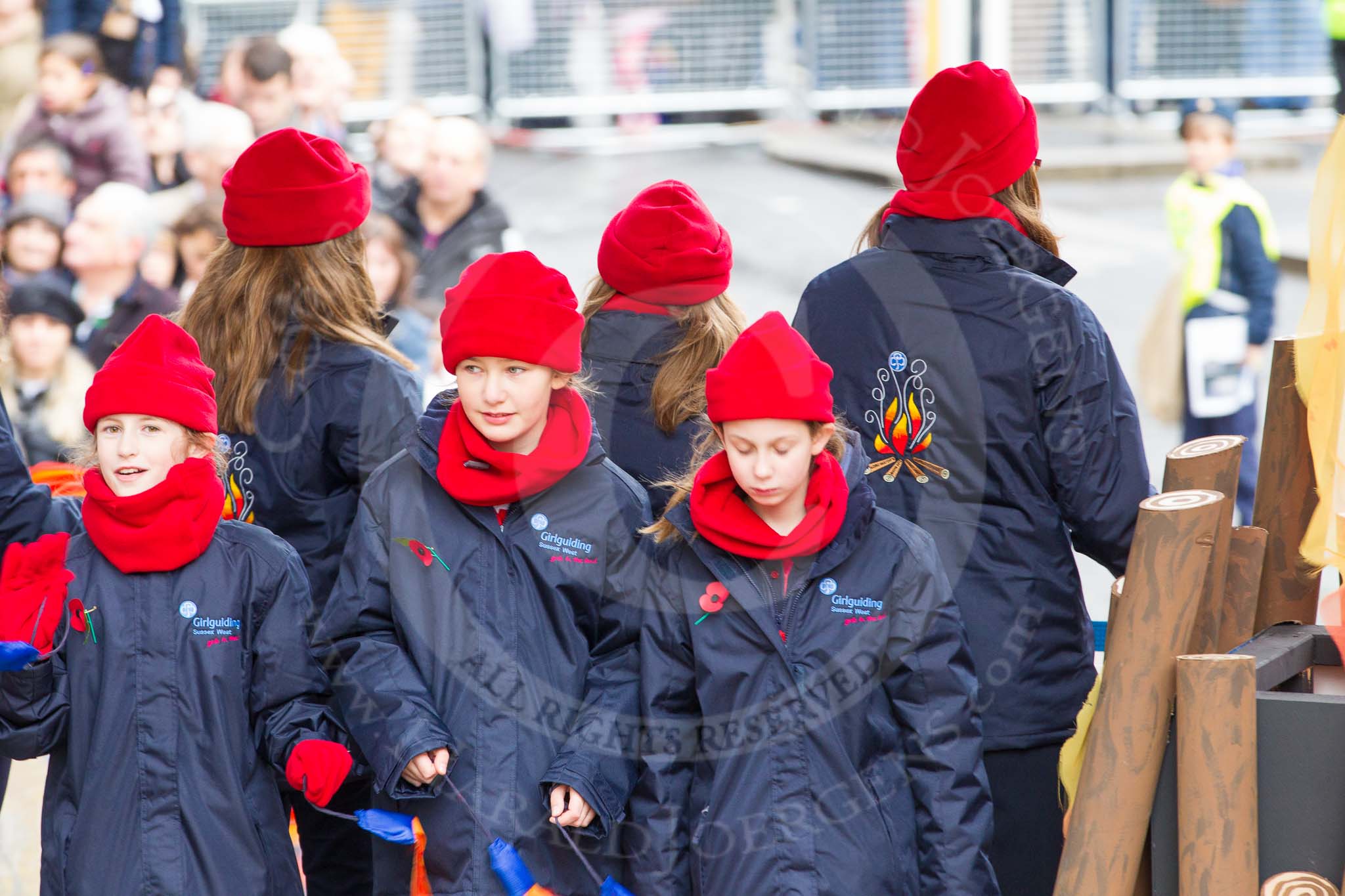 Lord Mayor's Show 2012: Entry 83 - Girlguiding LaSER..
Press stand opposite Mansion House, City of London,
London,
Greater London,
United Kingdom,
on 10 November 2012 at 11:37, image #1083