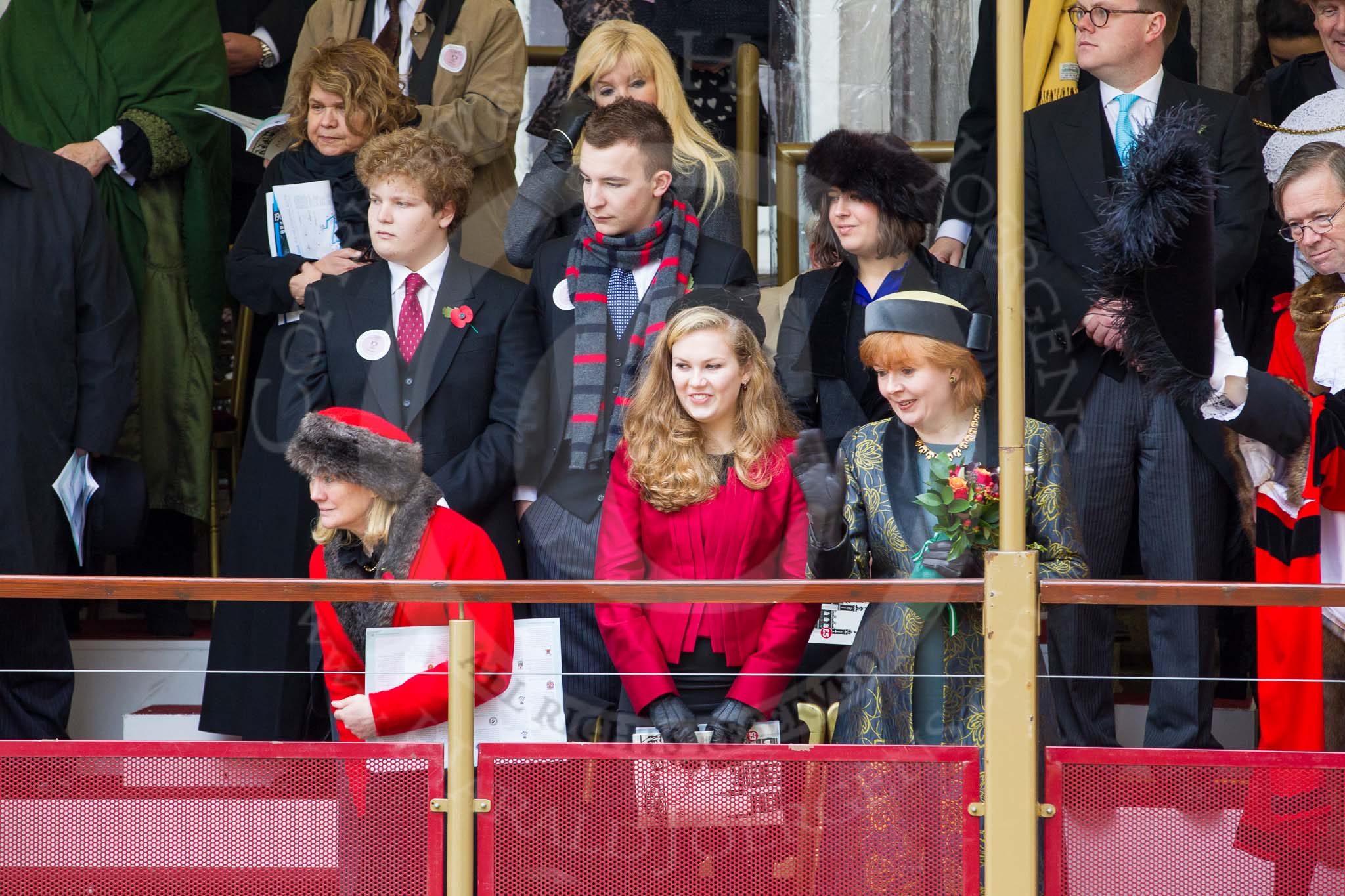 Lord Mayor's Show 2012.
Press stand opposite Mansion House, City of London,
London,
Greater London,
United Kingdom,
on 10 November 2012 at 11:41, image #1235