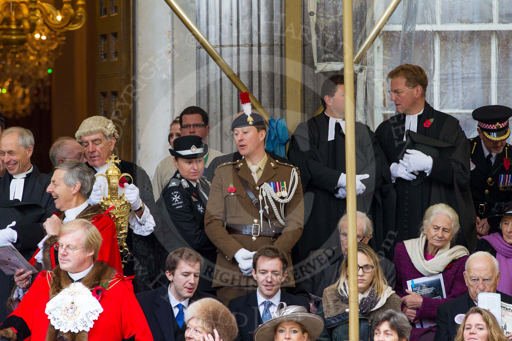 Lord Mayor's Show 2012.
Press stand opposite Mansion House, City of London,
London,
Greater London,
United Kingdom,
on 10 November 2012 at 11:42, image #1240