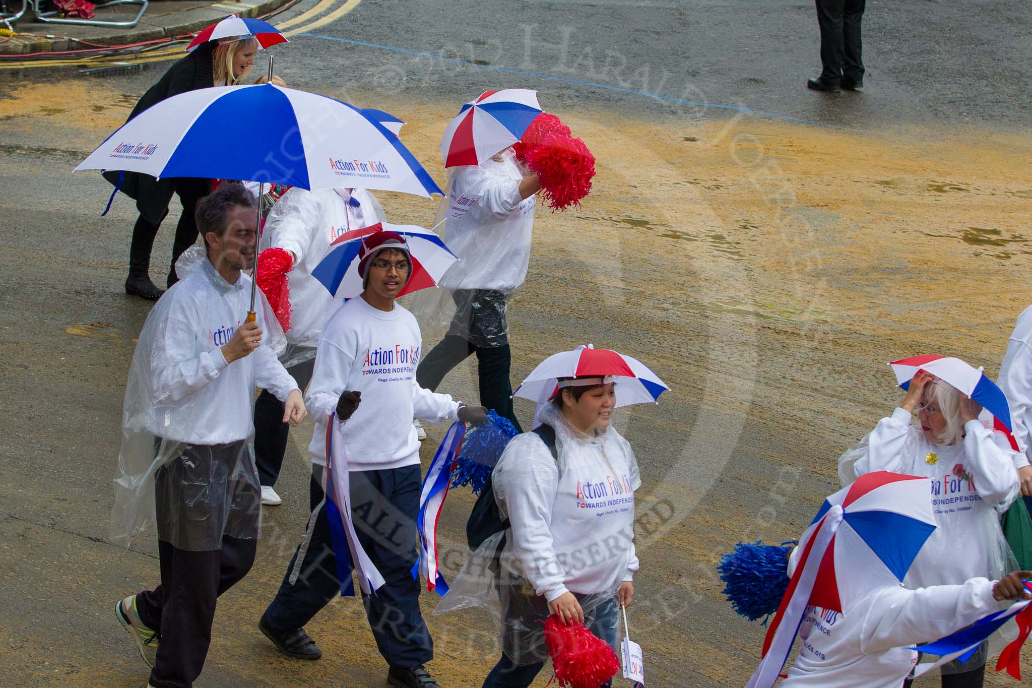 Lord Mayor's Show 2012: Entry 102 - Radio Taxis, supporting the charity Action for Kids..
Press stand opposite Mansion House, City of London,
London,
Greater London,
United Kingdom,
on 10 November 2012 at 11:49, image #1386