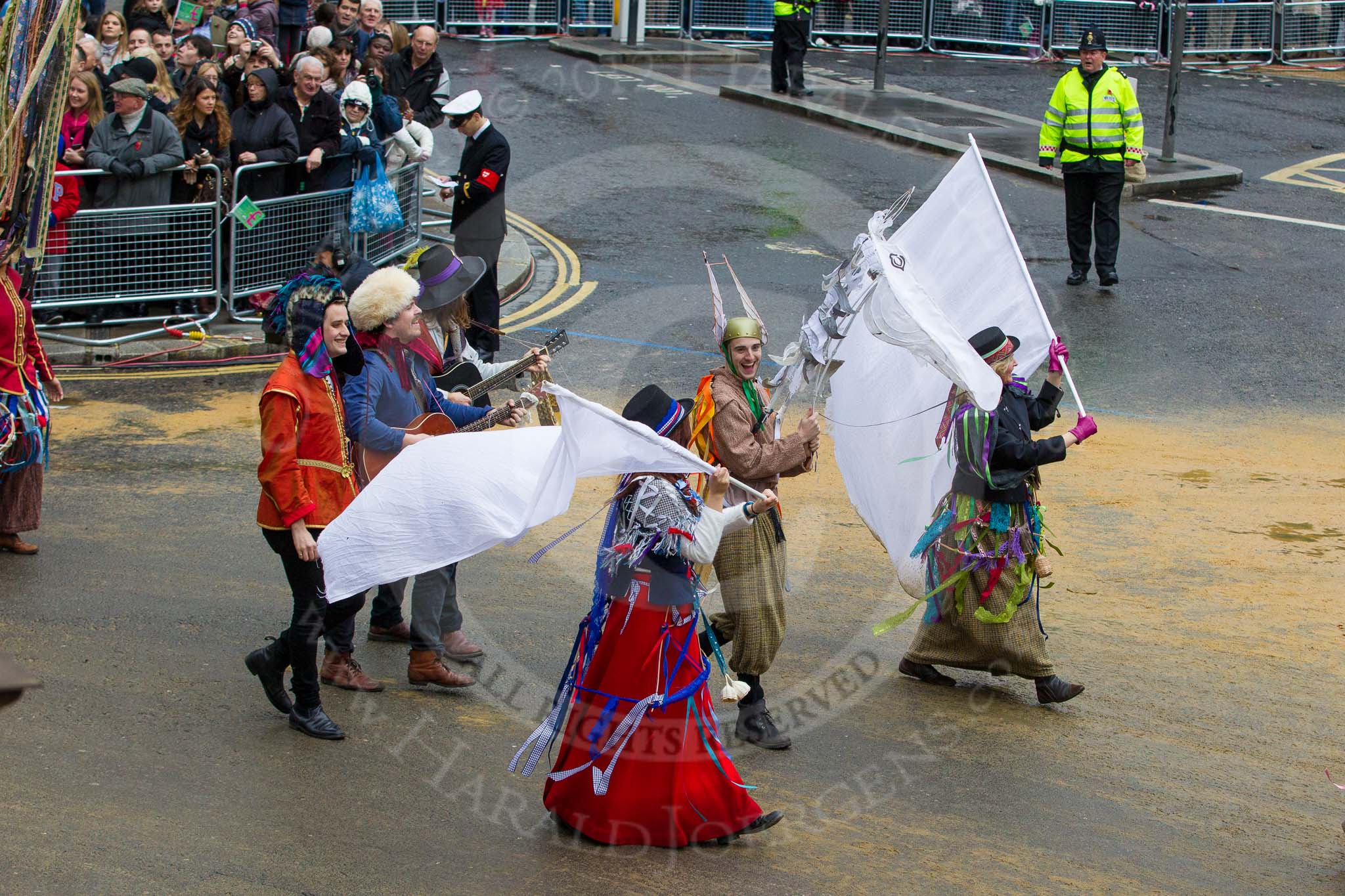 Lord Mayor's Show 2012: Entry 109 - The Light - Thomas Fredrick Willetts Foundation..
Press stand opposite Mansion House, City of London,
London,
Greater London,
United Kingdom,
on 10 November 2012 at 11:55, image #1543