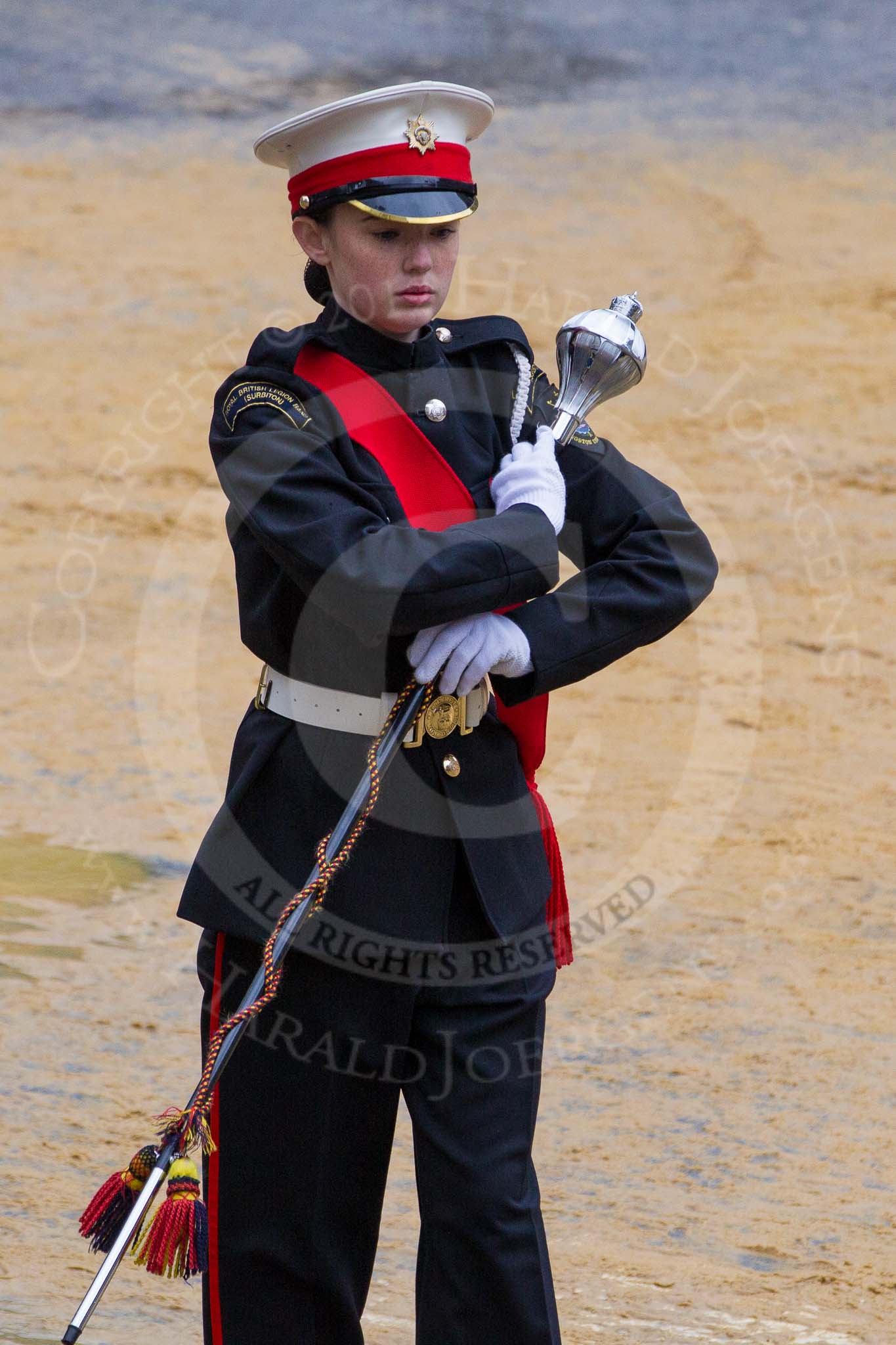 Lord Mayor's Show 2012: Entry 111 - Surbiton Royal British Legion Band..
Press stand opposite Mansion House, City of London,
London,
Greater London,
United Kingdom,
on 10 November 2012 at 11:55, image #1584