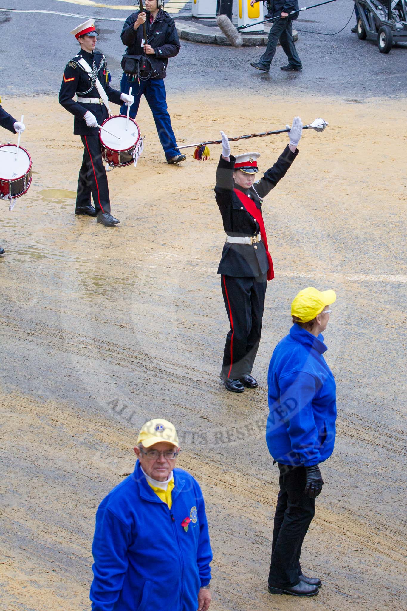 Lord Mayor's Show 2012: Entry 111 - Surbiton Royal British Legion Band..
Press stand opposite Mansion House, City of London,
London,
Greater London,
United Kingdom,
on 10 November 2012 at 11:56, image #1586