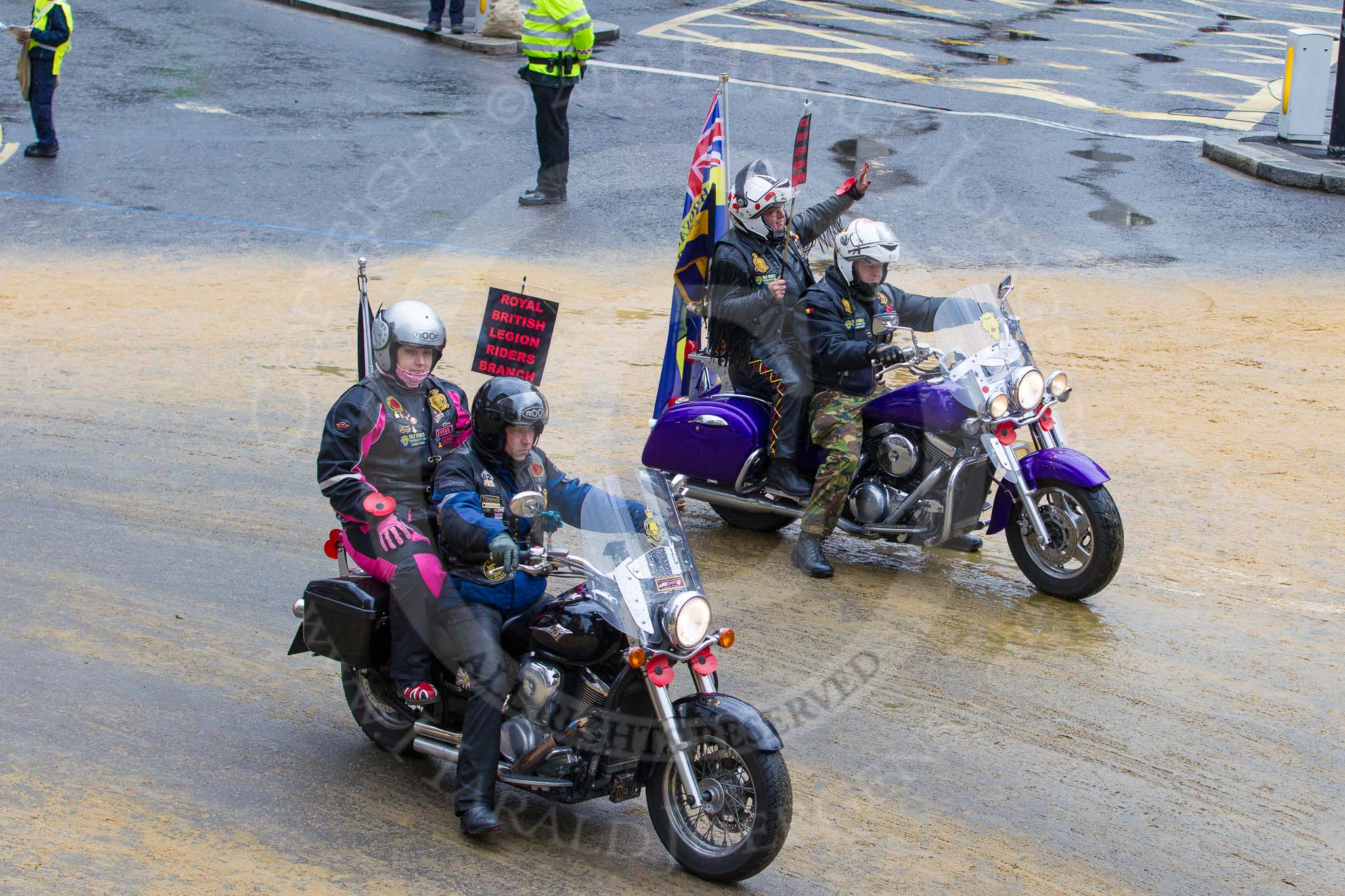 Lord Mayor's Show 2012: Entry 112 - Royal British Legion..
Press stand opposite Mansion House, City of London,
London,
Greater London,
United Kingdom,
on 10 November 2012 at 11:56, image #1614