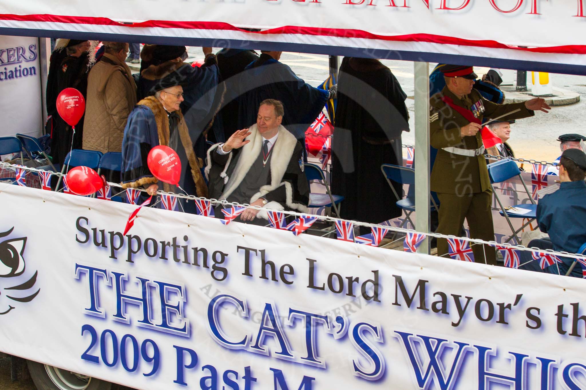 Lord Mayor's Show 2012: Entry 115 - The Cat’s Whiskers..
Press stand opposite Mansion House, City of London,
London,
Greater London,
United Kingdom,
on 10 November 2012 at 11:58, image #1661