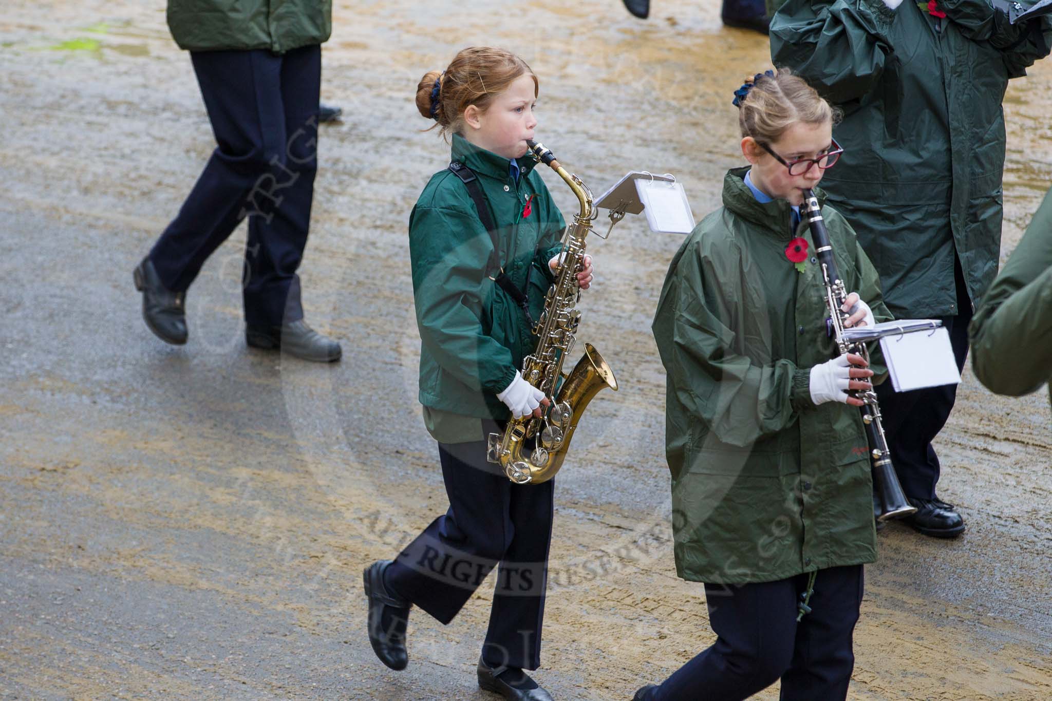 Lord Mayor's Show 2012: Entry 117 - 1st Hook Scout & Guide Band..
Press stand opposite Mansion House, City of London,
London,
Greater London,
United Kingdom,
on 10 November 2012 at 11:59, image #1675