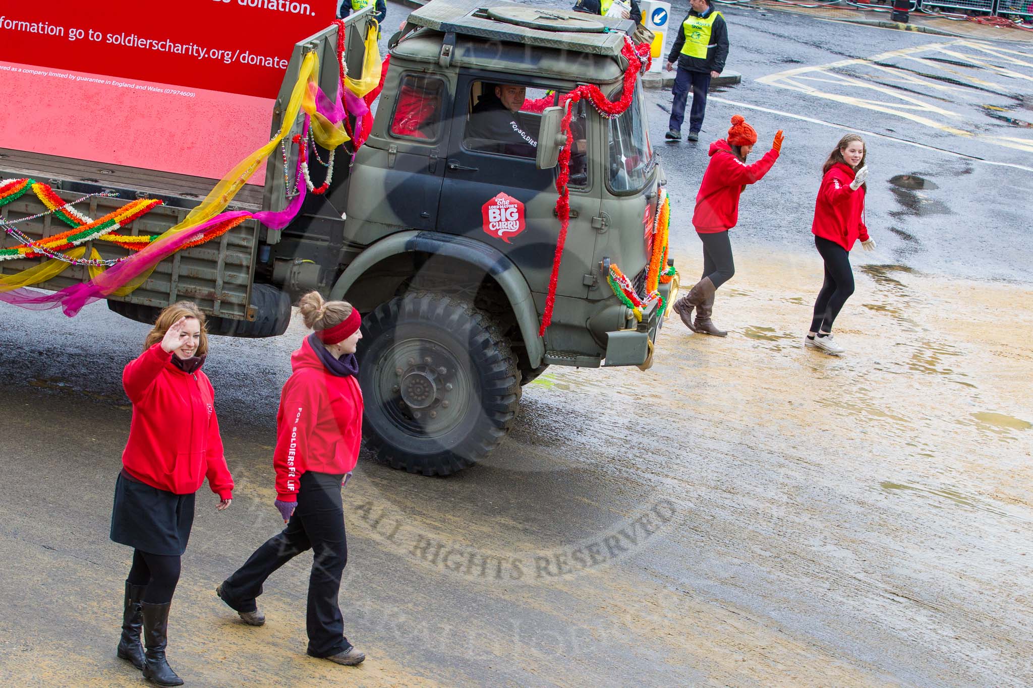 Lord Mayor's Show 2012: Entry 118 - ABF The Soldiers’ Charity, the former Army Benevolent Fund..
Press stand opposite Mansion House, City of London,
London,
Greater London,
United Kingdom,
on 10 November 2012 at 11:59, image #1680