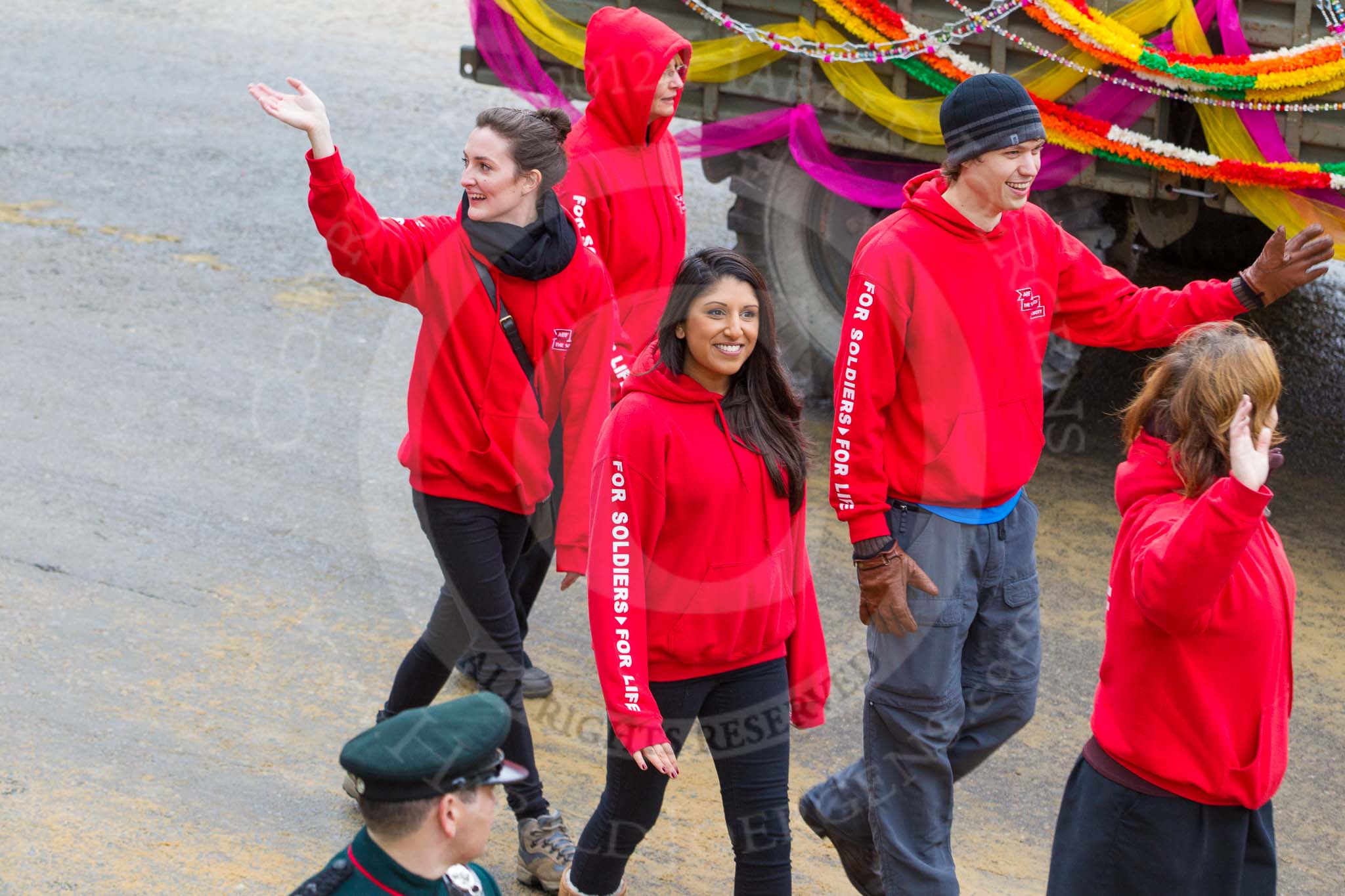 Lord Mayor's Show 2012: Entry 118 - ABF The Soldiers’ Charity, the former Army Benevolent Fund..
Press stand opposite Mansion House, City of London,
London,
Greater London,
United Kingdom,
on 10 November 2012 at 11:59, image #1683