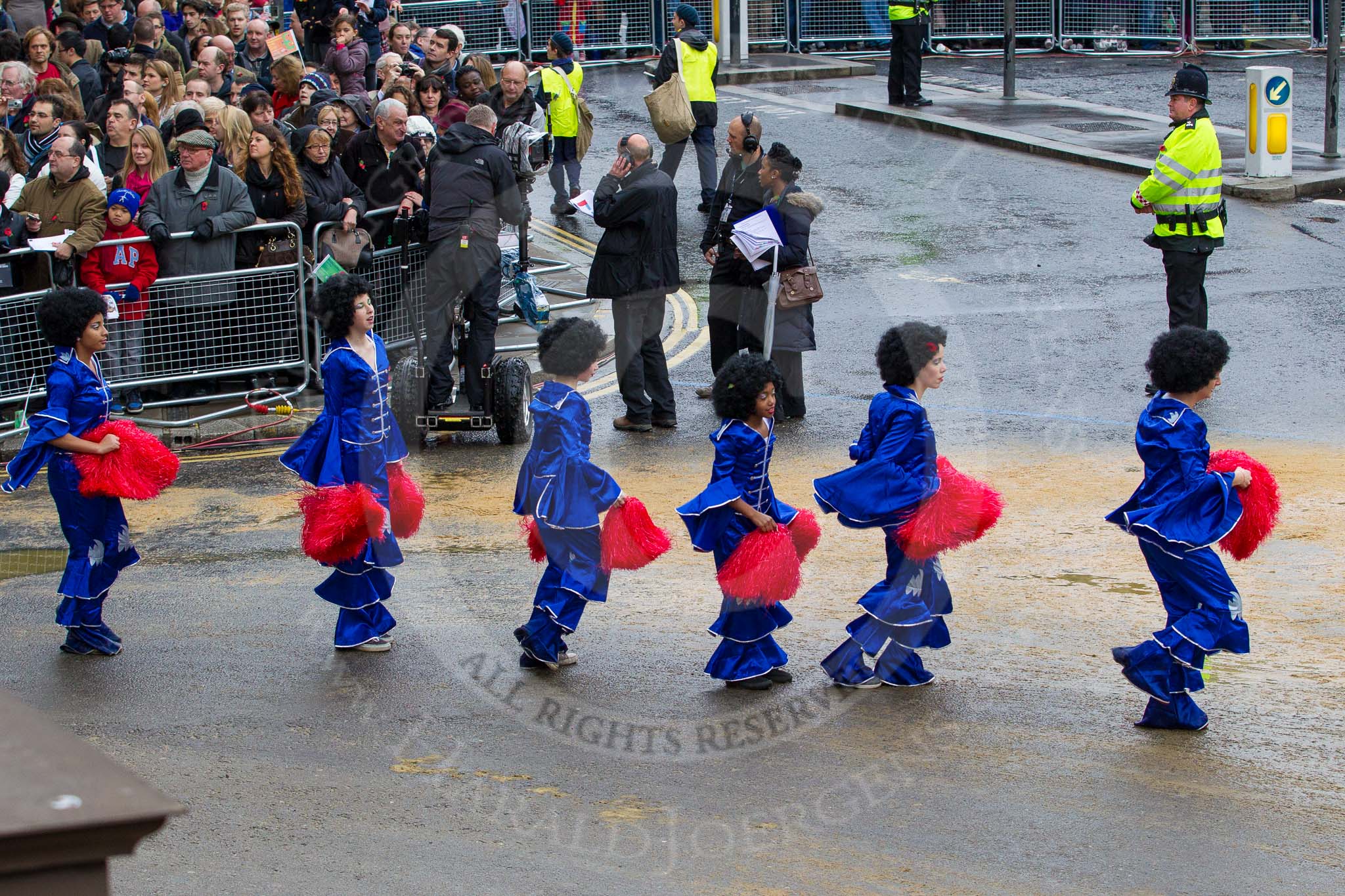 Lord Mayor's Show 2012: Entry 119 - Admiral Scaffolding..
Press stand opposite Mansion House, City of London,
London,
Greater London,
United Kingdom,
on 10 November 2012 at 11:59, image #1688