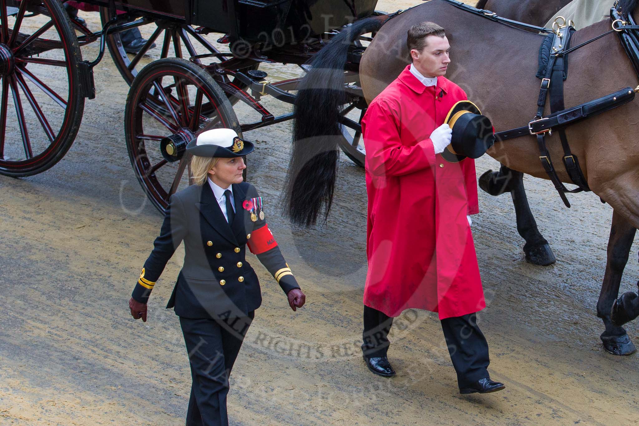 Lord Mayor's Show 2012.
Press stand opposite Mansion House, City of London,
London,
Greater London,
United Kingdom,
on 10 November 2012 at 12:05, image #1862
