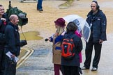 Lord Mayor's Show 2012: The BBC's Helen Skelton with other members of the BBc crew..
Press stand opposite Mansion House, City of London,
London,
Greater London,
United Kingdom,
on 10 November 2012 at 09:48, image #17