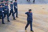 Lord Mayor's Show 2012: Entry 18 - RAF, the Royal Air Force, lead by Squadron Leader Owen..
Press stand opposite Mansion House, City of London,
London,
Greater London,
United Kingdom,
on 10 November 2012 at 11:08, image #346
