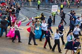 Lord Mayor's Show 2012: Entry 29 - National Youth Marching Band and 30 -City of London Solicitors' Company..
Press stand opposite Mansion House, City of London,
London,
Greater London,
United Kingdom,
on 10 November 2012 at 11:12, image #473