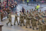 Lord Mayor's Show 2012: Entry 48 - The London Regiment, the only TA infantry battalion based in London..
Press stand opposite Mansion House, City of London,
London,
Greater London,
United Kingdom,
on 10 November 2012 at 11:21, image #672
