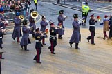 Lord Mayor's Show 2012: Entry 61 - Army Medical Services Band (V)..
Press stand opposite Mansion House, City of London,
London,
Greater London,
United Kingdom,
on 10 November 2012 at 11:27, image #798