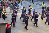 Lord Mayor's Show 2012: Entry 61 - Army Medical Services Band (V)..
Press stand opposite Mansion House, City of London,
London,
Greater London,
United Kingdom,
on 10 November 2012 at 11:27, image #799