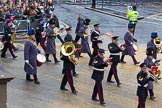 Lord Mayor's Show 2012: Entry 61 - Army Medical Services Band (V)..
Press stand opposite Mansion House, City of London,
London,
Greater London,
United Kingdom,
on 10 November 2012 at 11:28, image #802