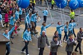 Lord Mayor's Show 2012: Entry 67 - Kingston & Malden Scout & Guide Band and 68 - Jack Petchey Foundation..
Press stand opposite Mansion House, City of London,
London,
Greater London,
United Kingdom,
on 10 November 2012 at 11:29, image #856