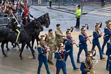 Lord Mayor's Show 2012: Entry 74 - The Band of The Royal Yeomanry (Inns of Court & City Yeomanry)..
Press stand opposite Mansion House, City of London,
London,
Greater London,
United Kingdom,
on 10 November 2012 at 11:32, image #932