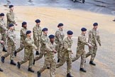Lord Mayor's Show 2012: Entry 86 - Royal Marines Band (HMS Collingwood)..
Press stand opposite Mansion House, City of London,
London,
Greater London,
United Kingdom,
on 10 November 2012 at 11:38, image #1119