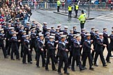 Lord Mayor's Show 2012: Entry 99 - Sea Cadet Corps (London Area)..
Press stand opposite Mansion House, City of London,
London,
Greater London,
United Kingdom,
on 10 November 2012 at 11:45, image #1322