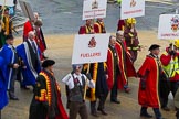 Lord Mayor's Show 2012: Entrry 104 - Modern Livery Companies, representing 26 Livery Companies..
Press stand opposite Mansion House, City of London,
London,
Greater London,
United Kingdom,
on 10 November 2012 at 11:51, image #1411