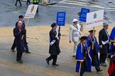 Lord Mayor's Show 2012: Entrry 104 - Modern Livery Companies, representing 26 Livery Companies..
Press stand opposite Mansion House, City of London,
London,
Greater London,
United Kingdom,
on 10 November 2012 at 11:51, image #1441