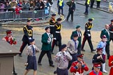 Lord Mayor's Show 2012: Entry 105 - Corps of Drums Society..
Press stand opposite Mansion House, City of London,
London,
Greater London,
United Kingdom,
on 10 November 2012 at 11:53, image #1478