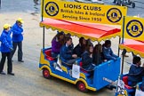 Lord Mayor's Show 2012: Entry 110 - Lions Clubs International..
Press stand opposite Mansion House, City of London,
London,
Greater London,
United Kingdom,
on 10 November 2012 at 11:55, image #1576