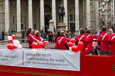 Lord Mayor's Show 2012: Entry 113 - City University London..
Press stand opposite Mansion House, City of London,
London,
Greater London,
United Kingdom,
on 10 November 2012 at 11:57, image #1643