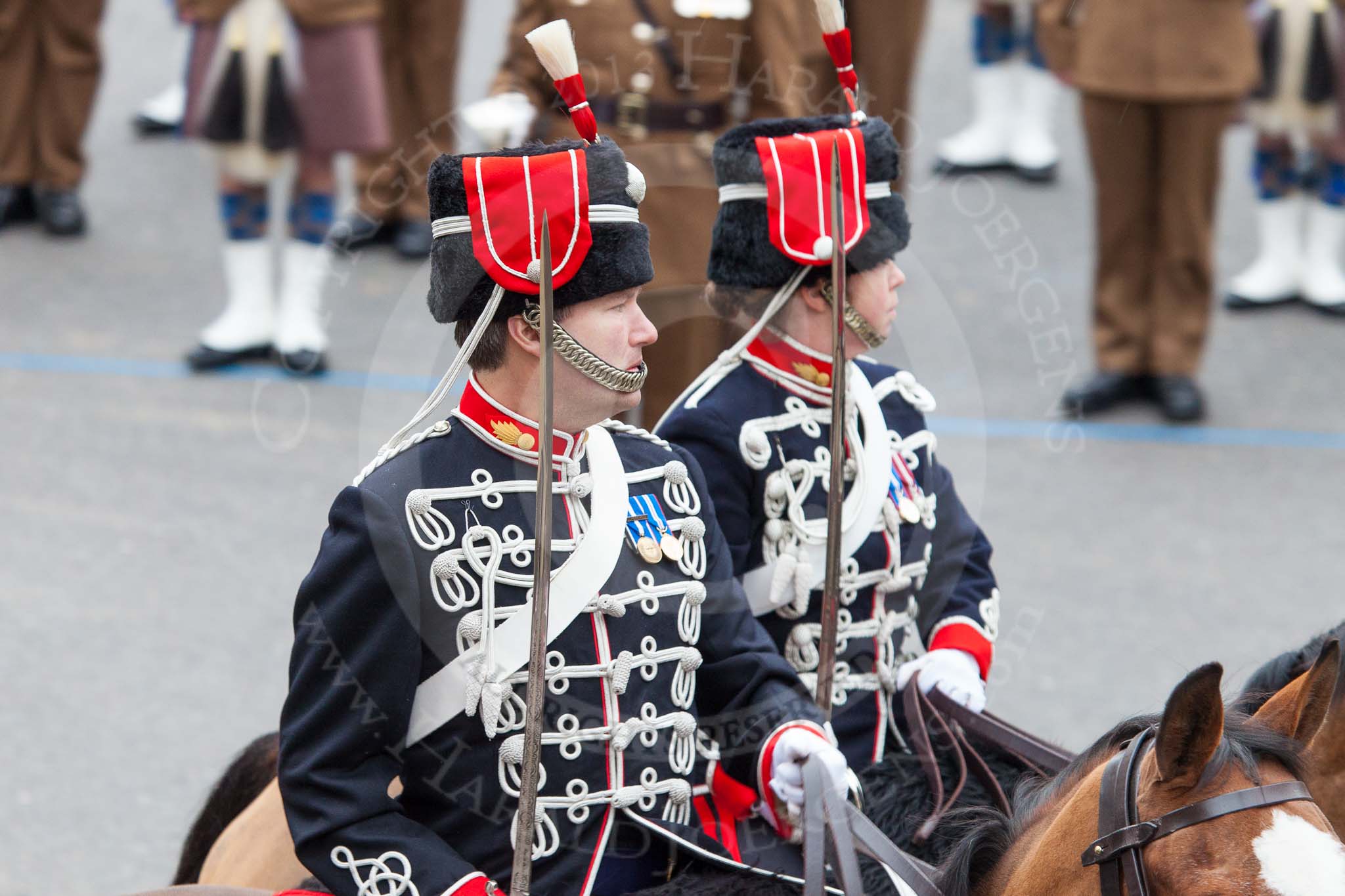 Lord Mayor's Show 2013.
Press stand opposite Mansion House, City of London,
London,
Greater London,
United Kingdom,
on 09 November 2013 at 10:35, image #75