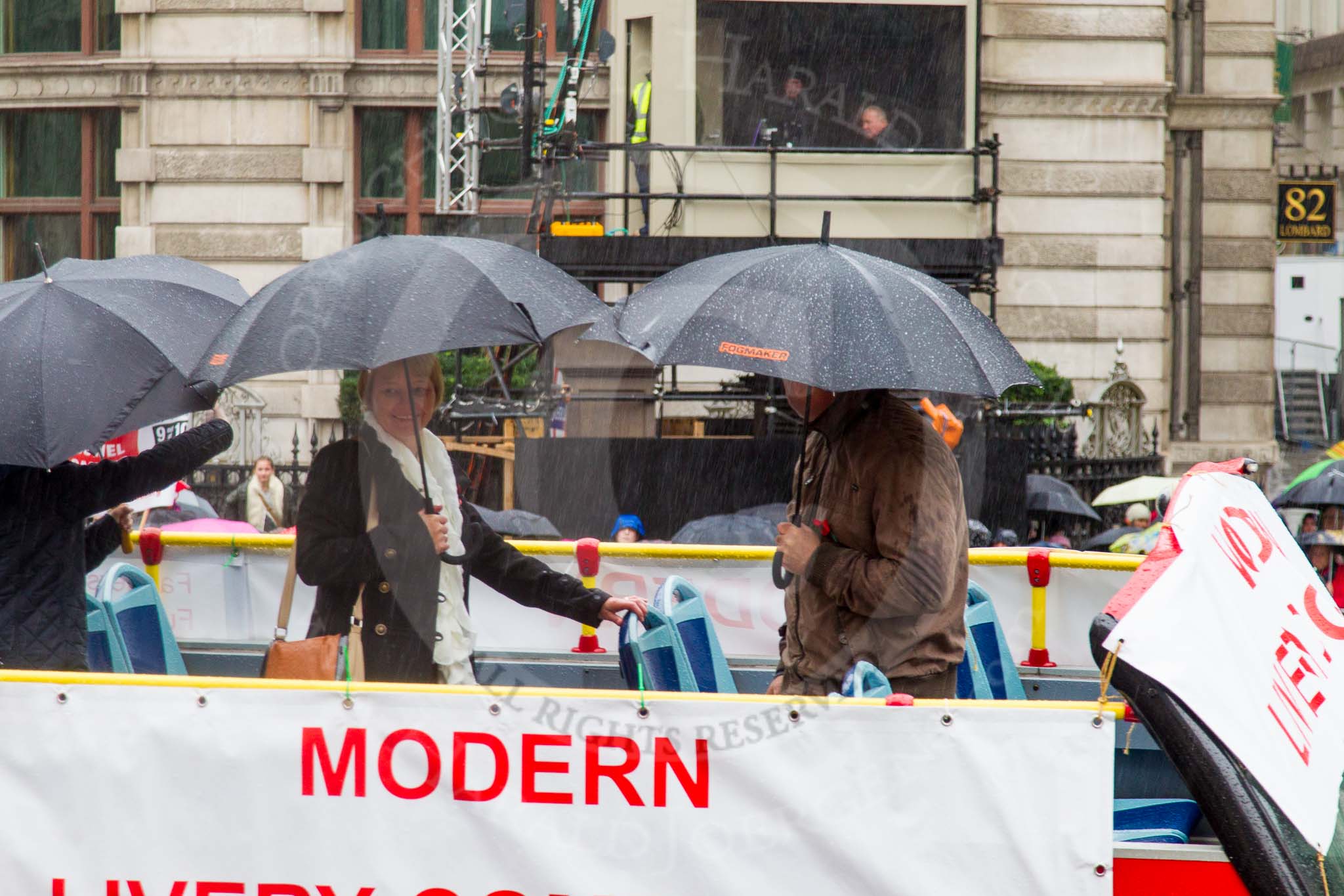 Lord Mayor's Show 2013: 46-Modern Livery Companies..
Press stand opposite Mansion House, City of London,
London,
Greater London,
United Kingdom,
on 09 November 2013 at 11:26, image #610