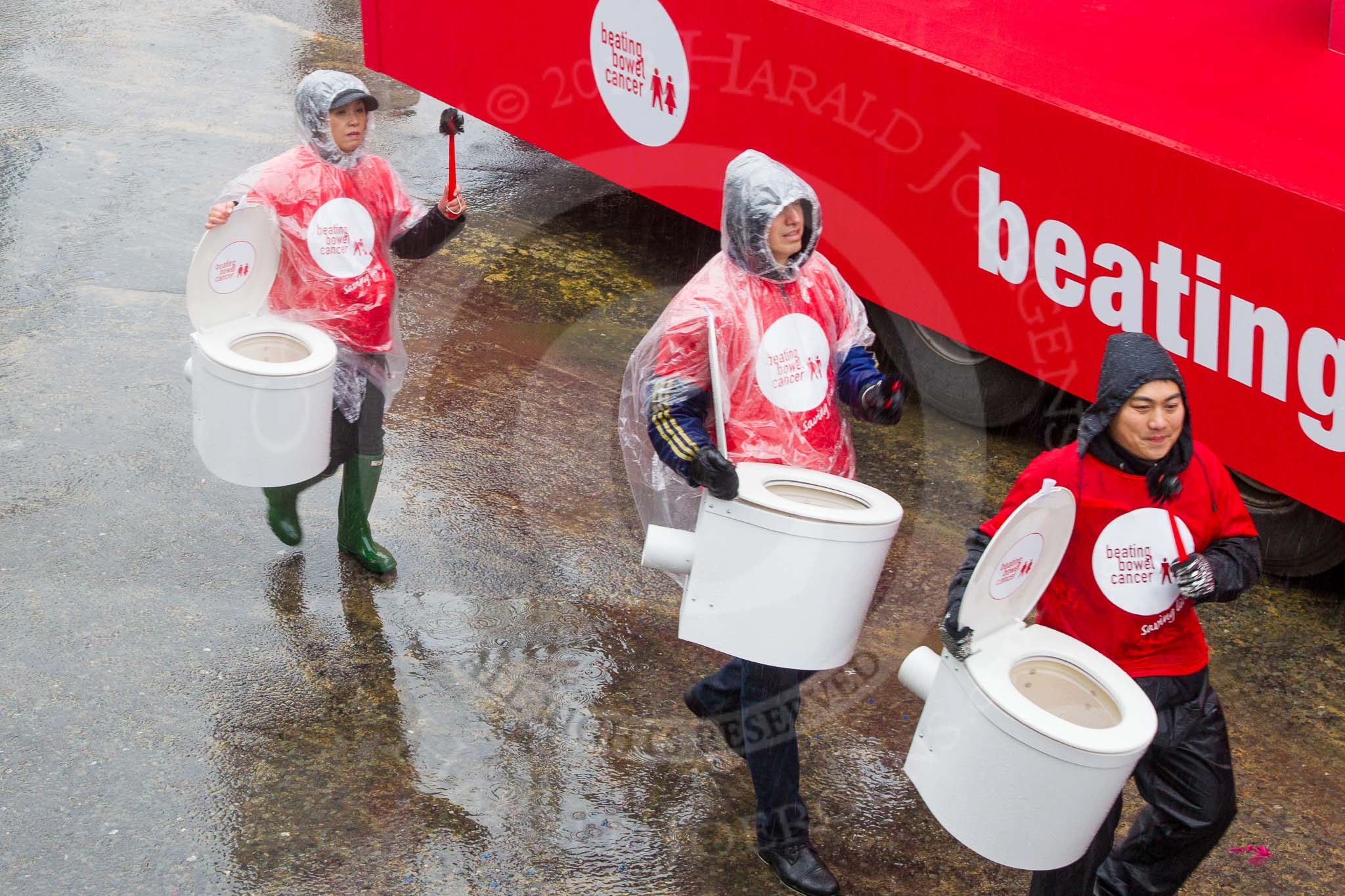 Lord Mayor's Show 2013: 50-Beating Bowel Cancer-are here to raise awareness and promote early diagnosis..
Press stand opposite Mansion House, City of London,
London,
Greater London,
United Kingdom,
on 09 November 2013 at 11:28, image #666