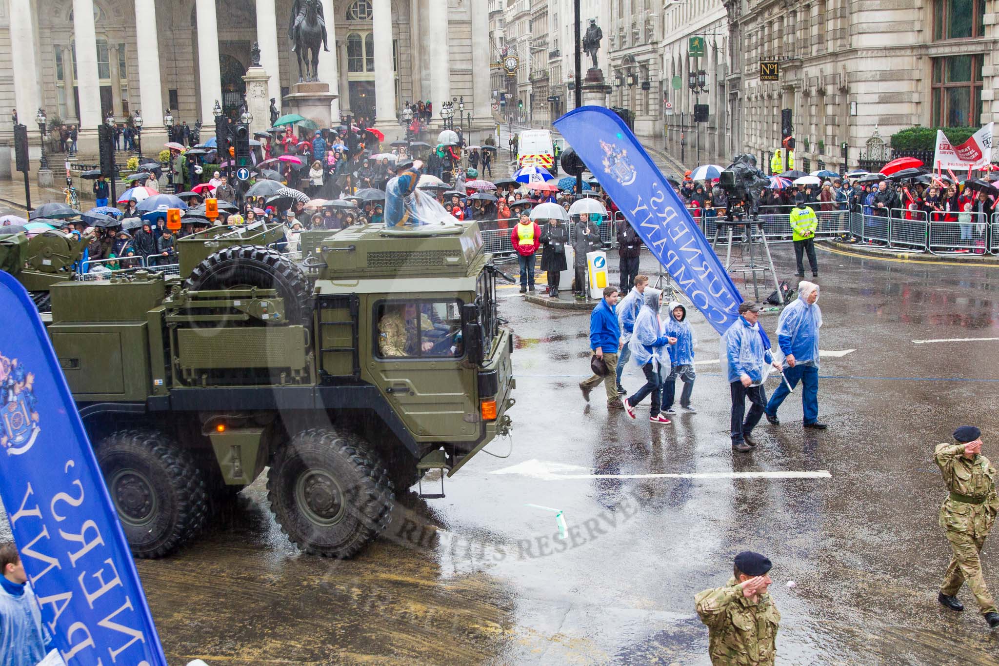 Lord Mayor's Show 2013: 51-Workshipful Company of Turners- recived Royal Charter in 1604. Its prime objective is to promote the craft of turning..
Press stand opposite Mansion House, City of London,
London,
Greater London,
United Kingdom,
on 09 November 2013 at 11:29, image #669