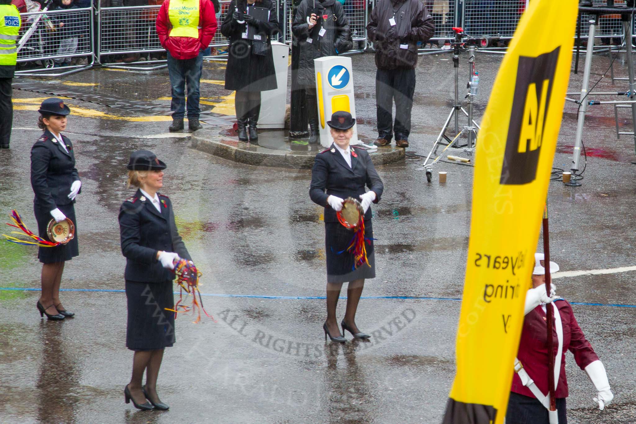 Lord Mayor's Show 2013.
Press stand opposite Mansion House, City of London,
London,
Greater London,
United Kingdom,
on 09 November 2013 at 11:33, image #774