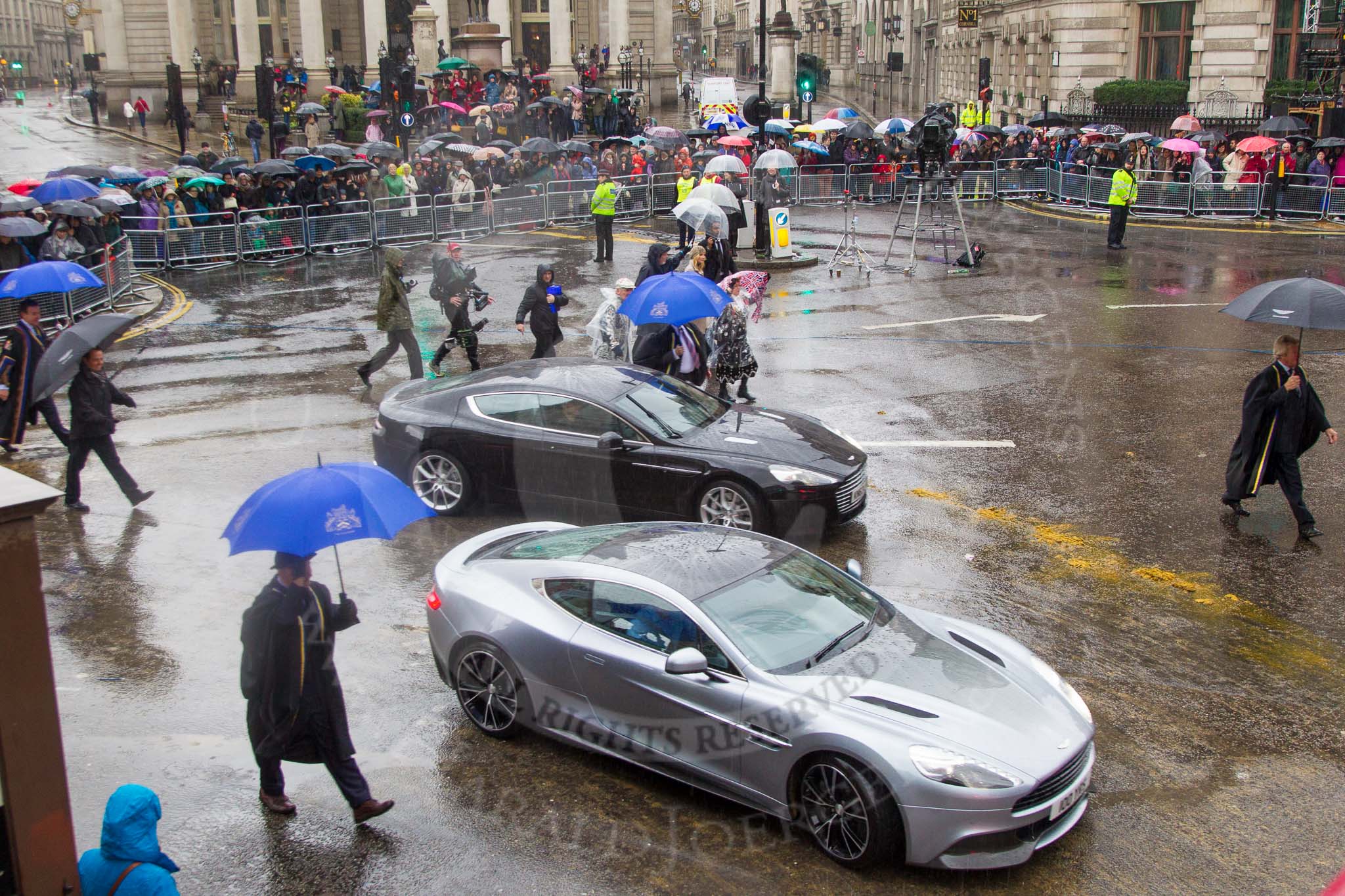 Lord Mayor's Show 2013: 78-Aston Martin Lagonda representing the Coachmakers- reflecting its modern association with the motor industry, the Company of Coachmakers and Coach Harness Makers is collaborating with Aston Martin, which this year celebrate 100 years of 'power, beauty and soul'..
Press stand opposite Mansion House, City of London,
London,
Greater London,
United Kingdom,
on 09 November 2013 at 11:43, image #950