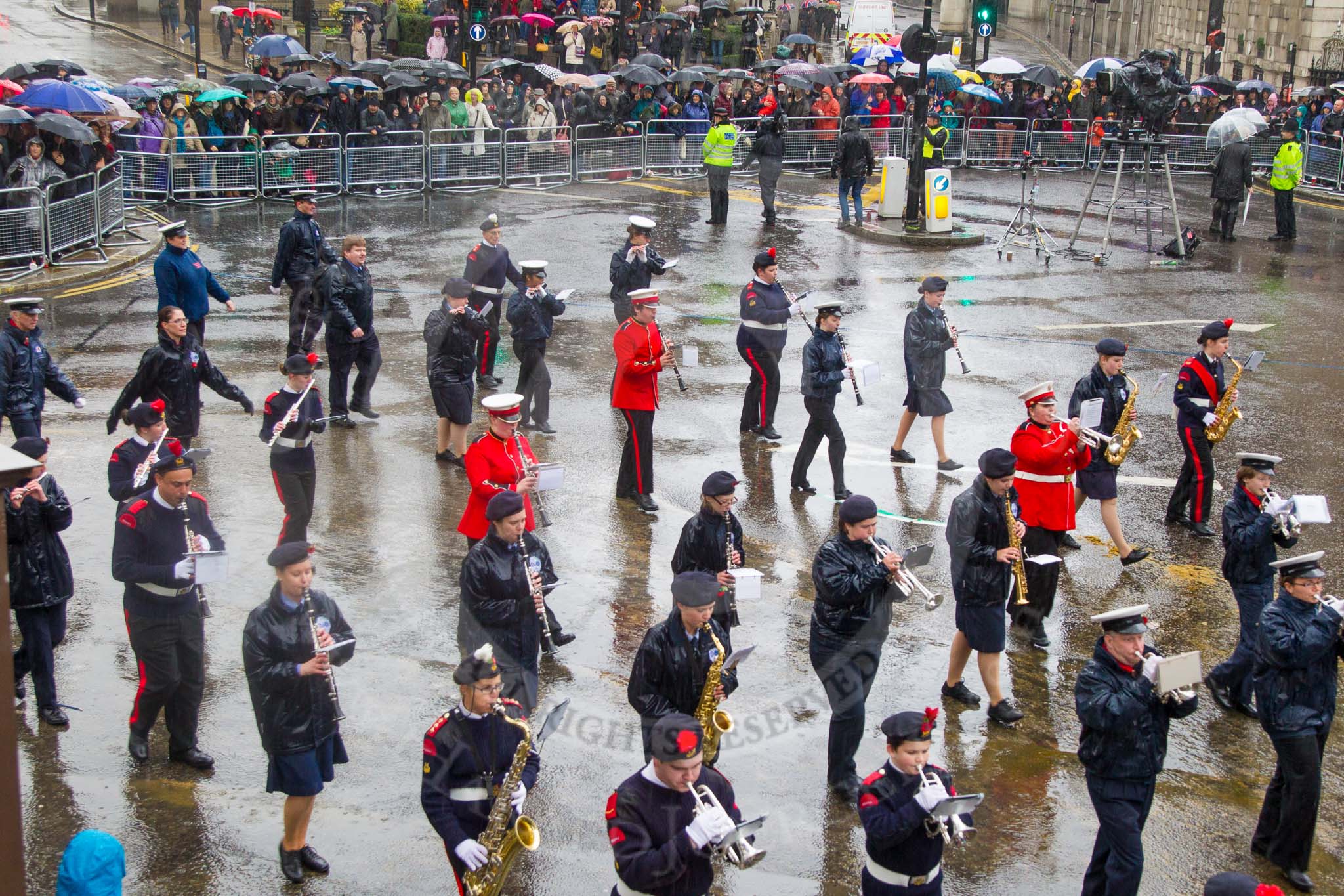 Lord Mayor's Show 2013: 87-National Youth Marching Band-looks to promote the good work of traditional youth marching bands across England..
Press stand opposite Mansion House, City of London,
London,
Greater London,
United Kingdom,
on 09 November 2013 at 11:48, image #1064