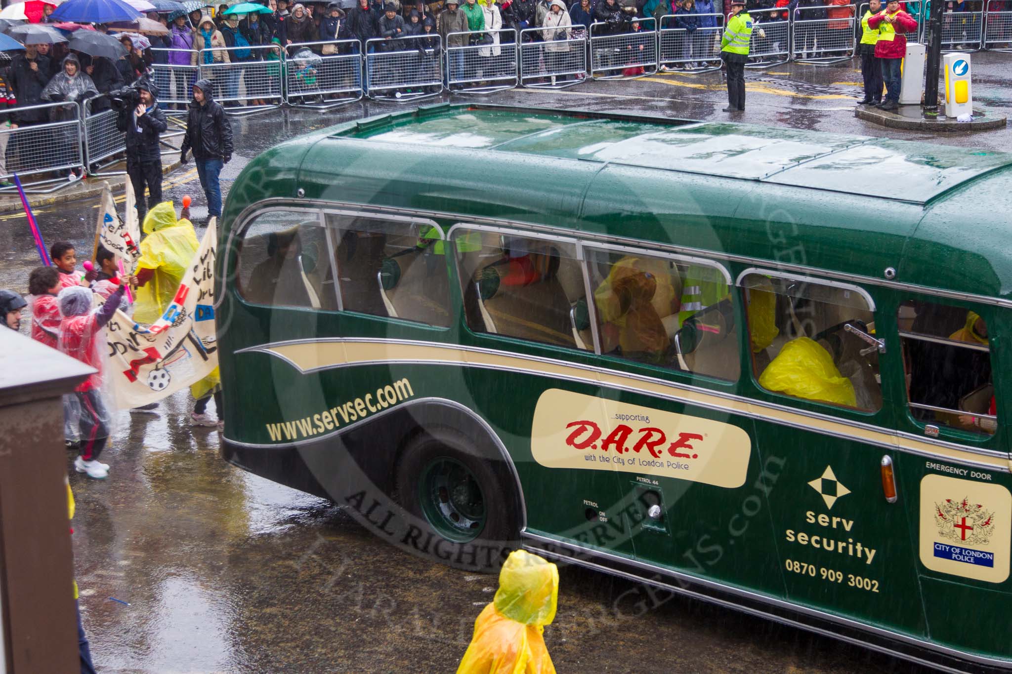 Lord Mayor's Show 2013: 93-DARE City of London-Drug Abuse Resistance Education has been providing social education in the City of London for nearly 17 years..
Press stand opposite Mansion House, City of London,
London,
Greater London,
United Kingdom,
on 09 November 2013 at 11:51, image #1127