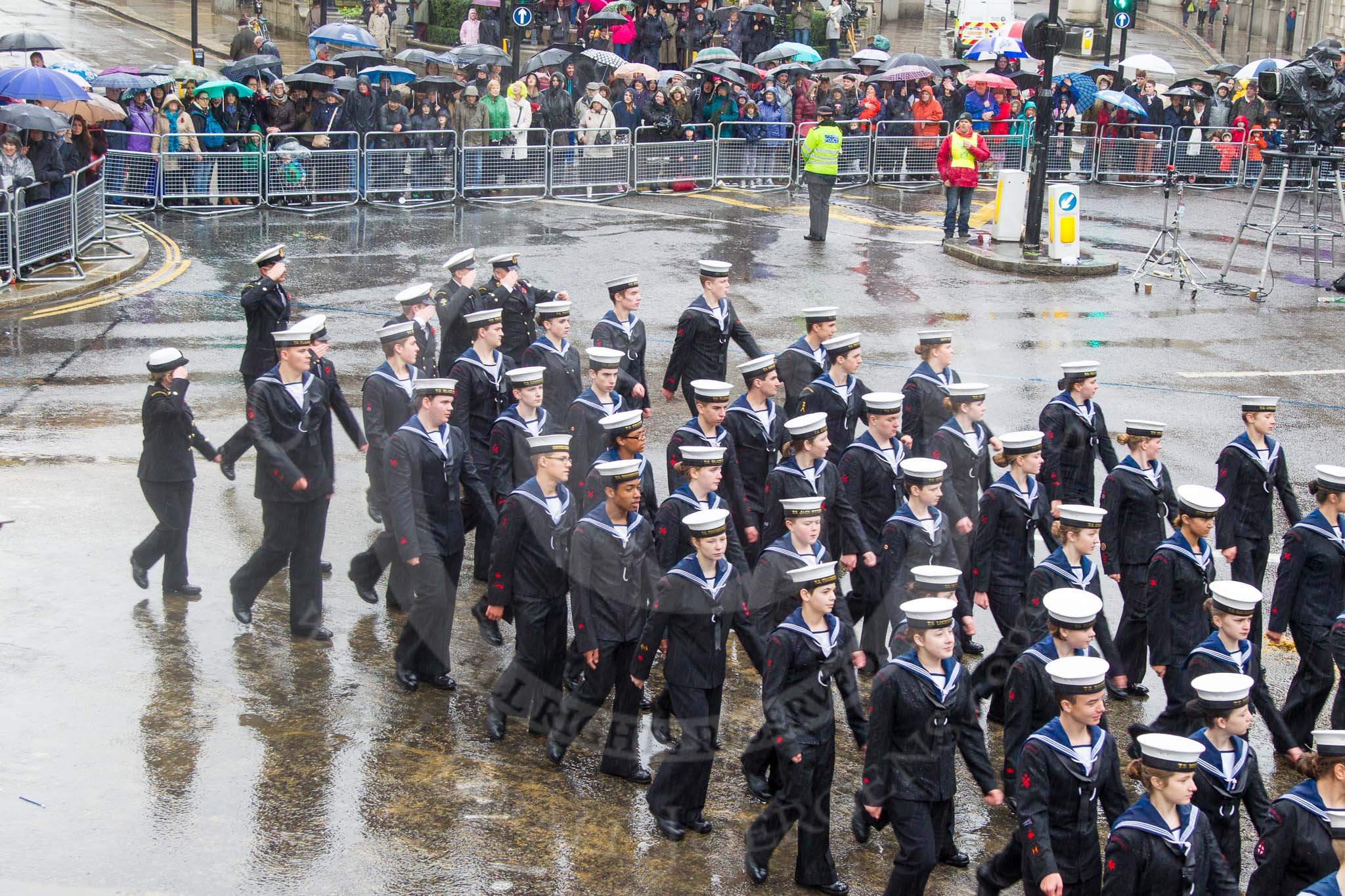 Lord Mayor's Show 2013: 101-London Area Sea Cadet Band-more than 100 Sea Cadets from 16 units across London are taking part in the parade this year..
Press stand opposite Mansion House, City of London,
London,
Greater London,
United Kingdom,
on 09 November 2013 at 11:54, image #1206