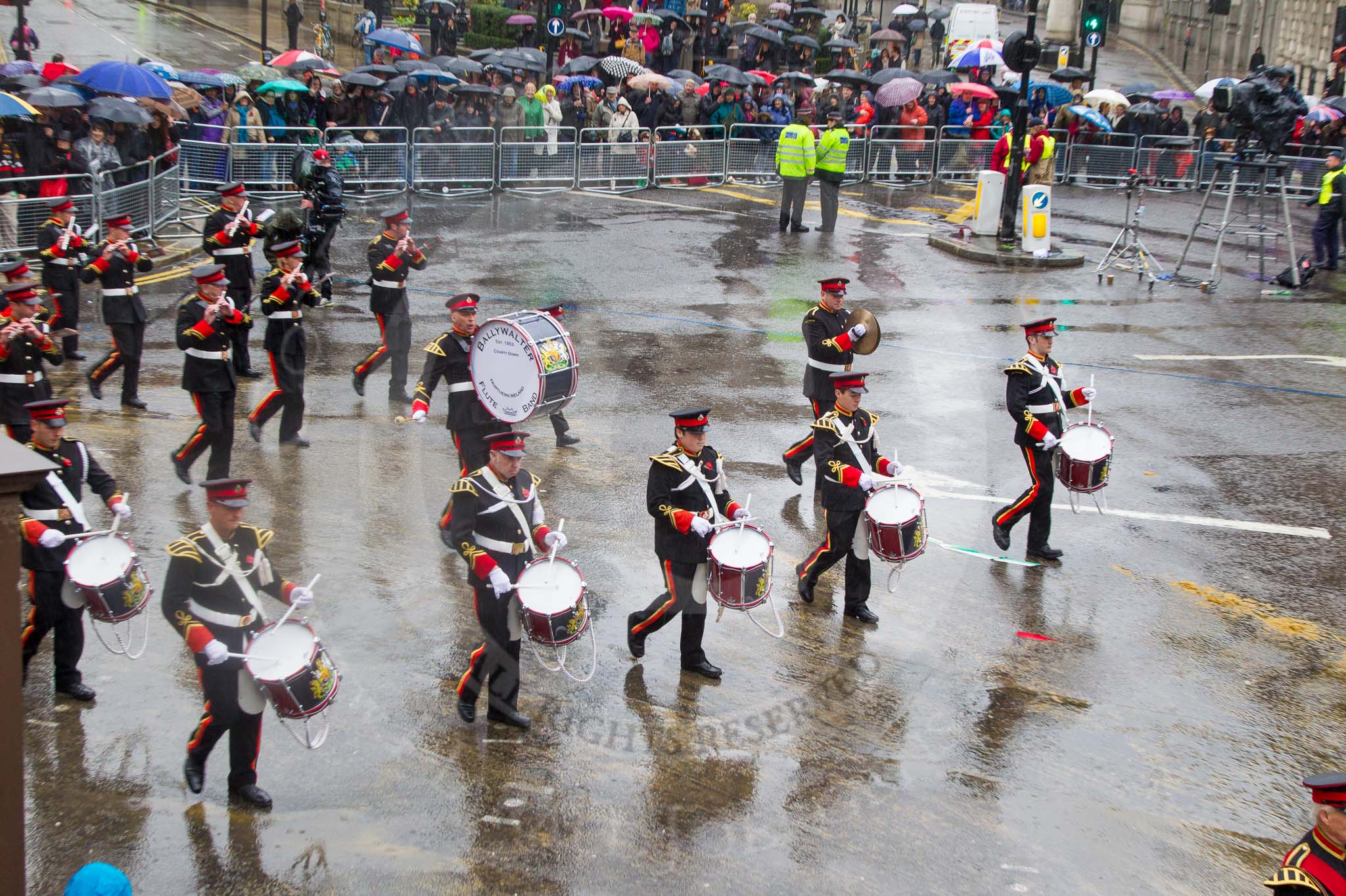 Lord Mayor's Show 2013: 108- Ballywalter Flute Band-is based in the Ards peninsula and celebrates its 60th anniversary this year..
Press stand opposite Mansion House, City of London,
London,
Greater London,
United Kingdom,
on 09 November 2013 at 11:58, image #1258