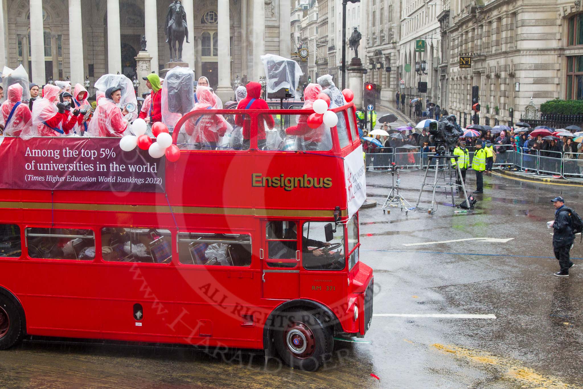 Lord Mayor's Show 2013: 110-City Univeristy London-in the top 5% of the world's universities, City University has a reputation for academic excellence..
Press stand opposite Mansion House, City of London,
London,
Greater London,
United Kingdom,
on 09 November 2013 at 11:59, image #1276