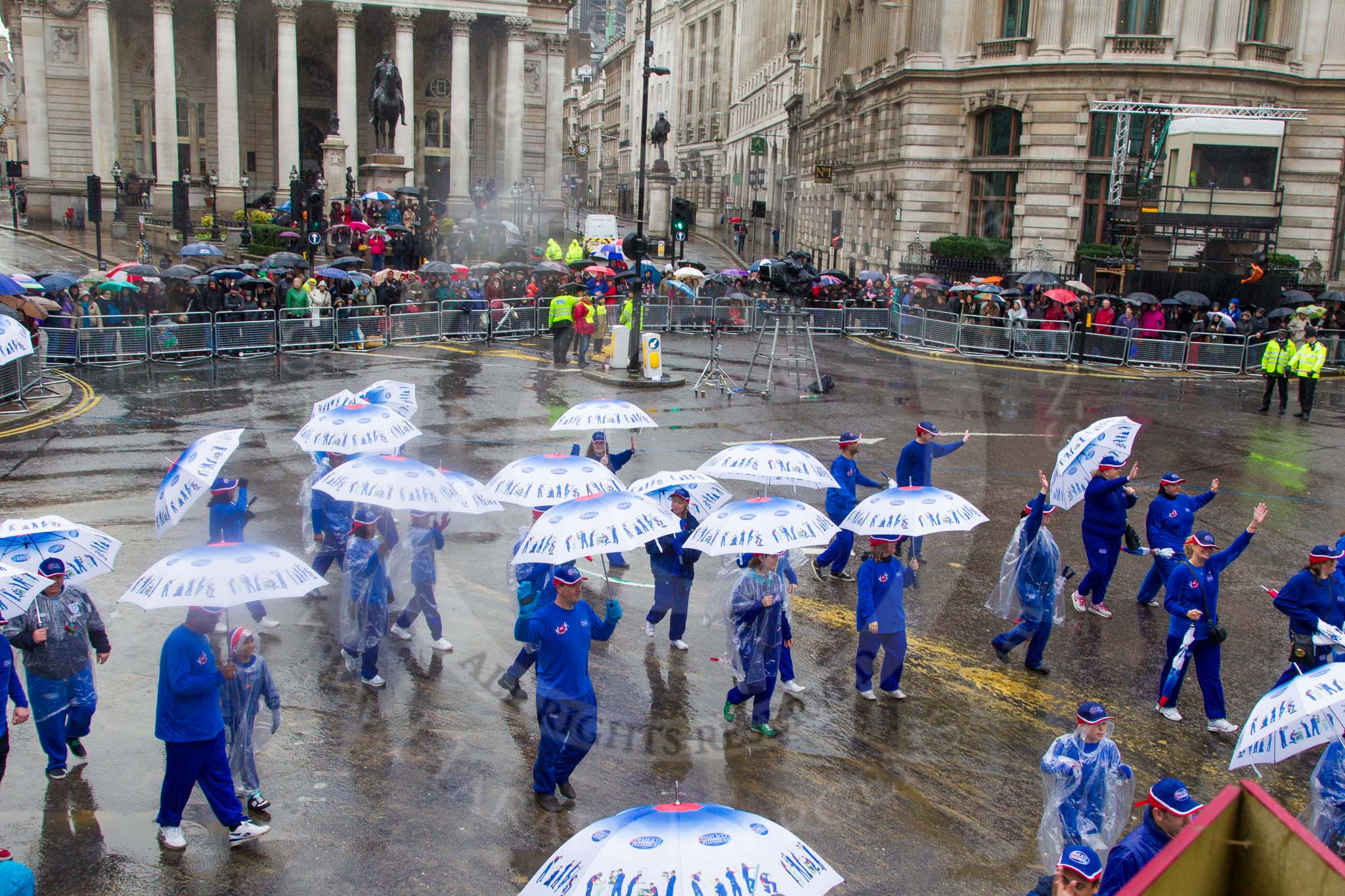 Lord Mayor's Show 2013: 119-Pimlico Plumbers-it is capital's largest independent service company. Pimlico is a Patron of the Prince's Trust. This year they bring a parade of new and vintage vehicles..
Press stand opposite Mansion House, City of London,
London,
Greater London,
United Kingdom,
on 09 November 2013 at 12:04, image #1348
