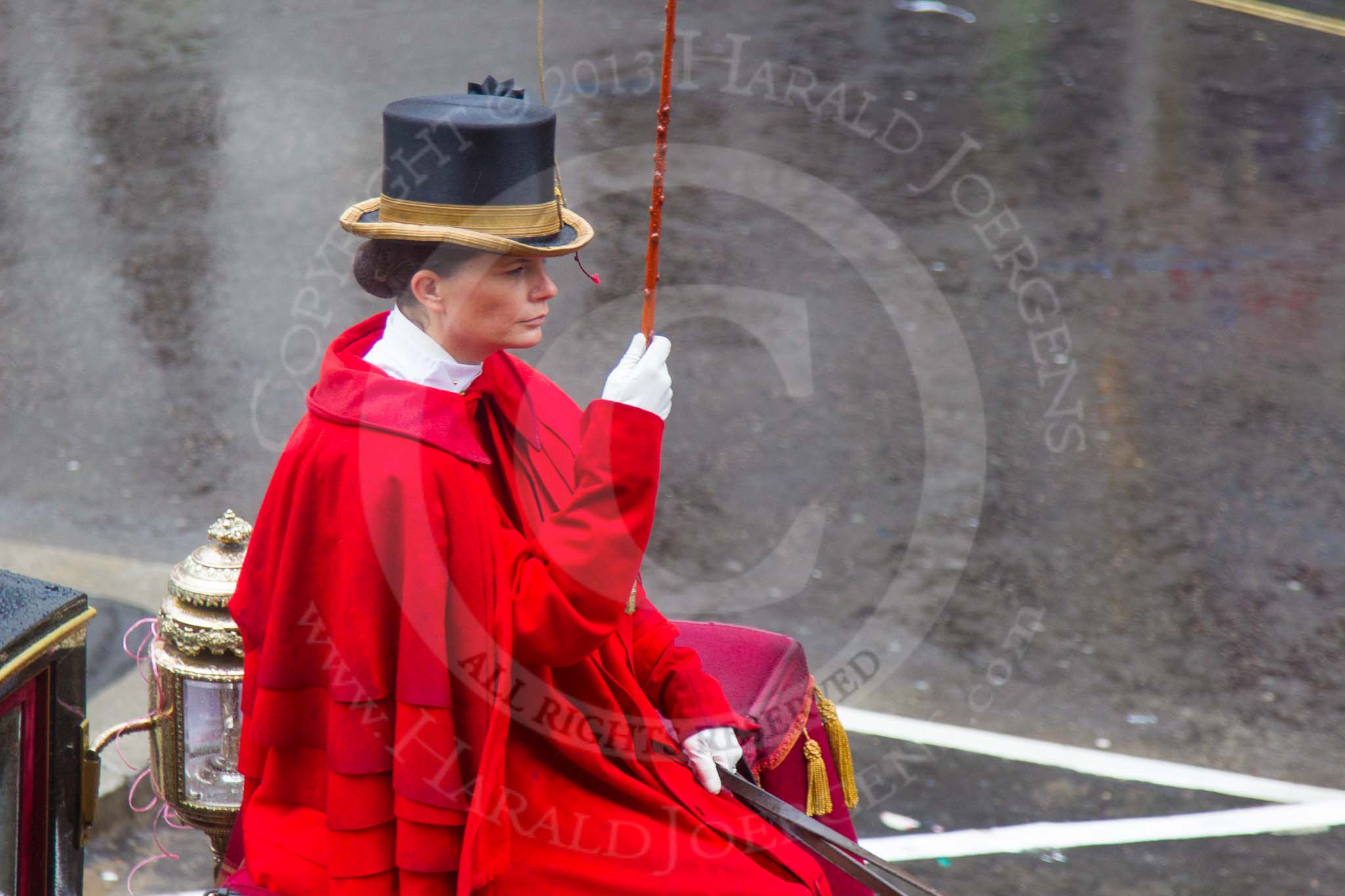 Lord Mayor's Show 2013: Carriages used by the Worshipful Companies and Guilds of the City, further information would be most welcome!.
Press stand opposite Mansion House, City of London,
London,
Greater London,
United Kingdom,
on 09 November 2013 at 12:08, image #1408