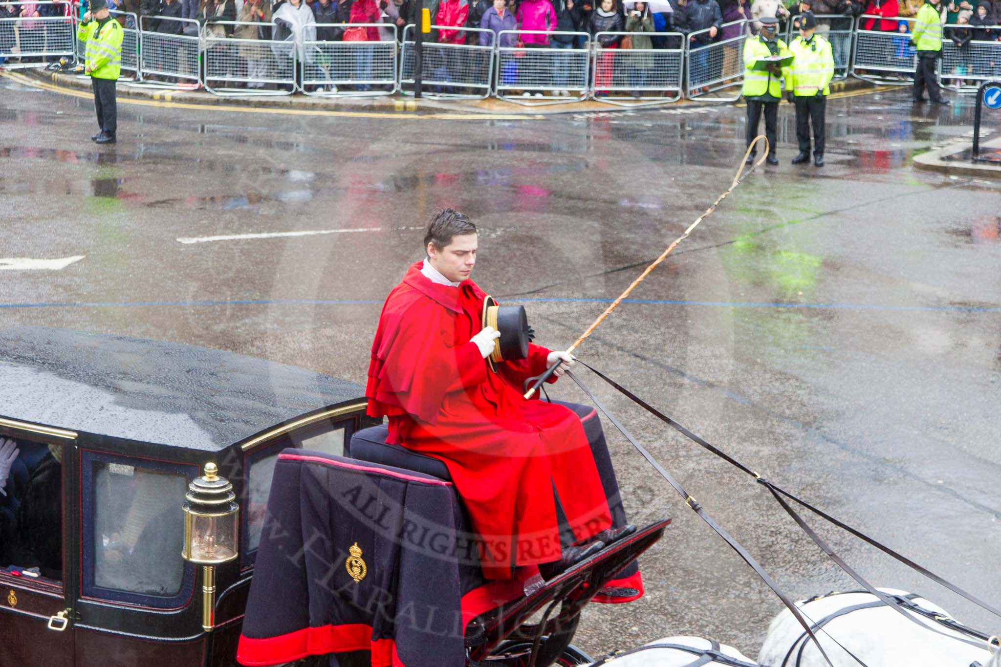 Lord Mayor's Show 2013: Carriages used by the Worshipful Companies and Guilds of the City, further information would be most welcome!.
Press stand opposite Mansion House, City of London,
London,
Greater London,
United Kingdom,
on 09 November 2013 at 12:09, image #1410