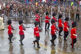 Lord Mayor's Show 2013: 6-Worshipful Company of Grocers- The Spice of Life, represented by the Coldstream Guards, G Company 7th Rifles..
Press stand opposite Mansion House, City of London,
London,
Greater London,
United Kingdom,
on 09 November 2013 at 11:02, image #168